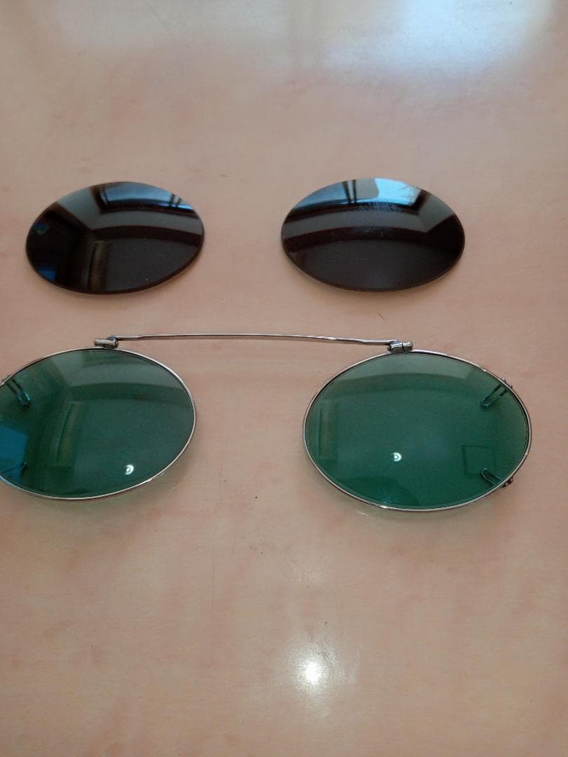 眼鏡研究社 クリップオン 変えレンズ付き