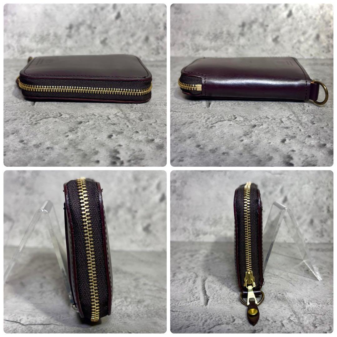 【markun！】グレンロイヤル ジップアラウンドスモールウォレット 茶