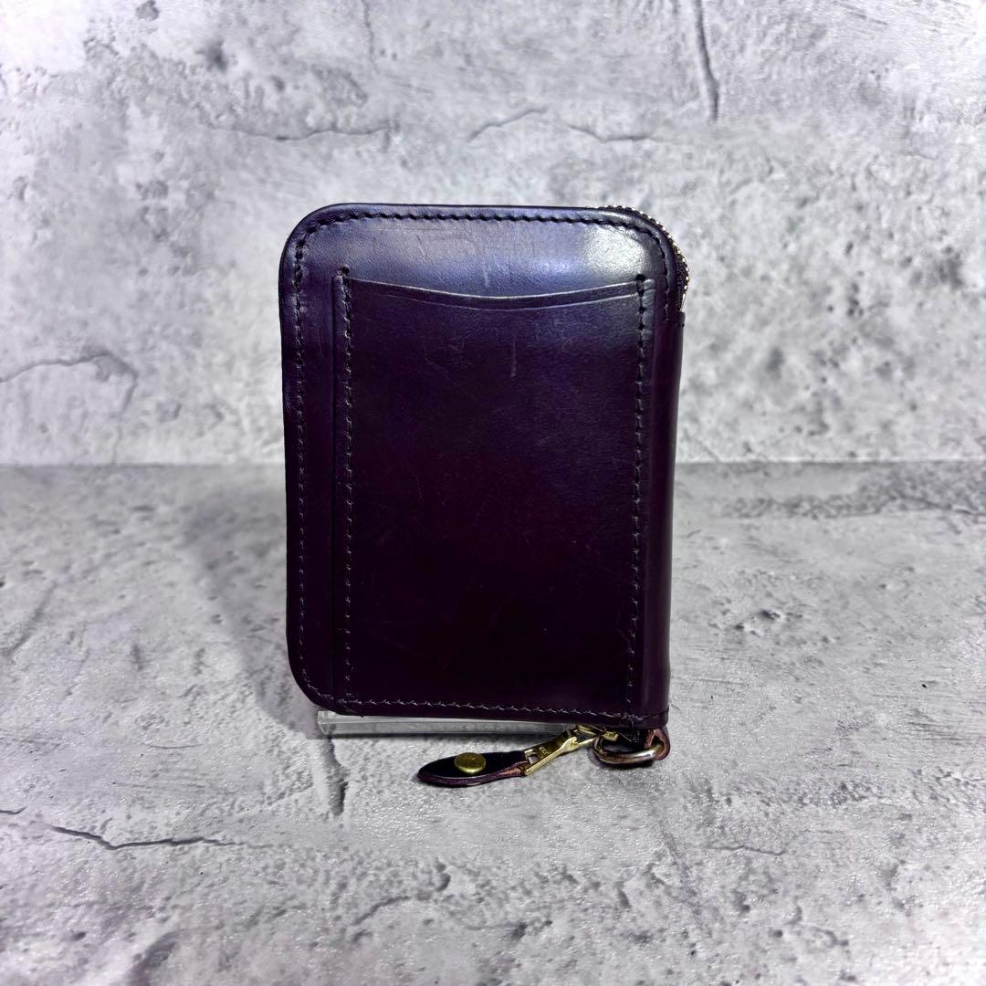 【markun！】グレンロイヤル ジップアラウンドスモールウォレット 茶