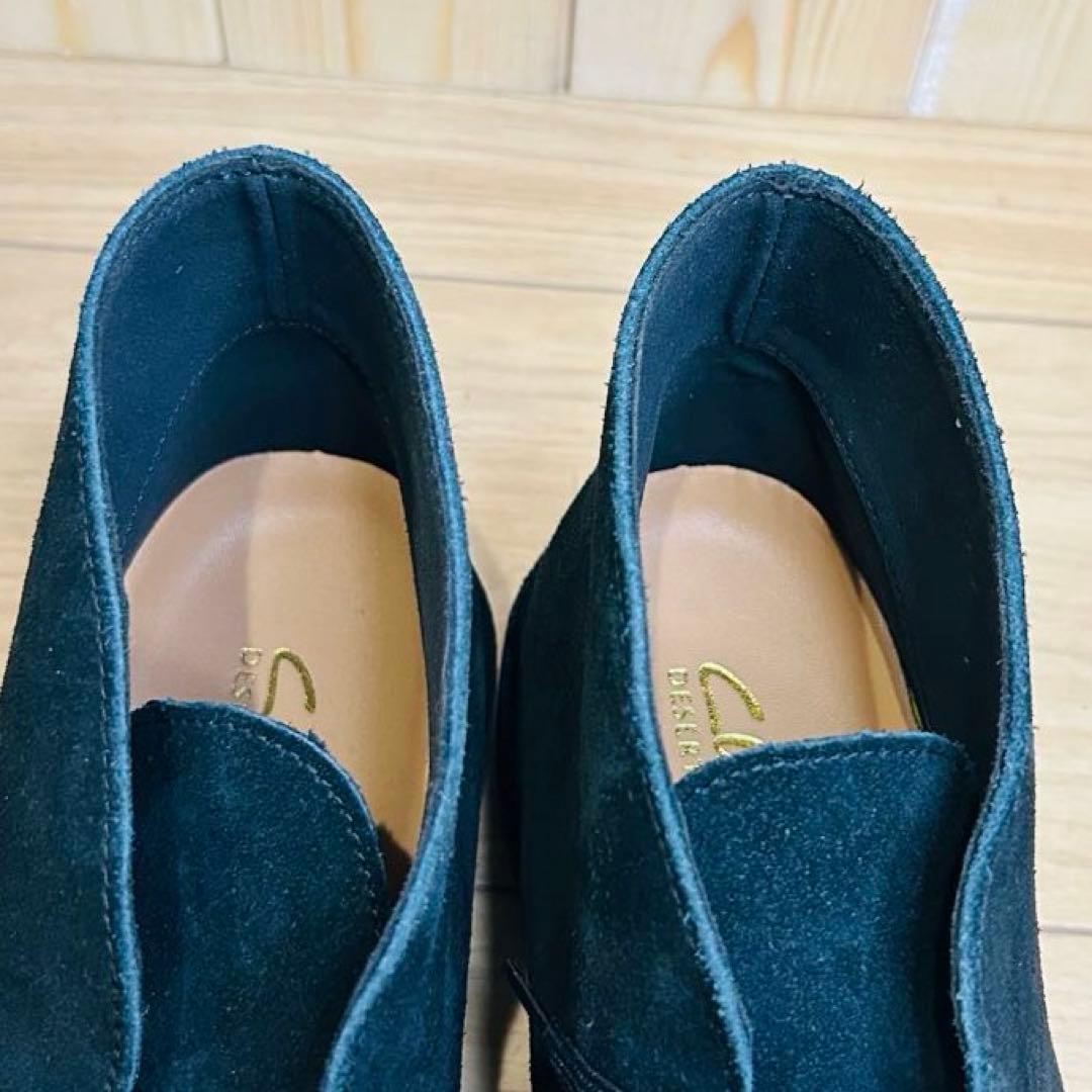 【極美品】Clarks クラークス Desert Boot Evo 黒 25cm