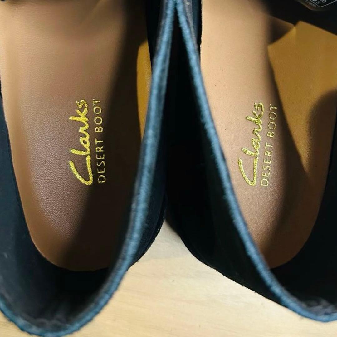 【極美品】Clarks クラークス Desert Boot Evo 黒 25cm