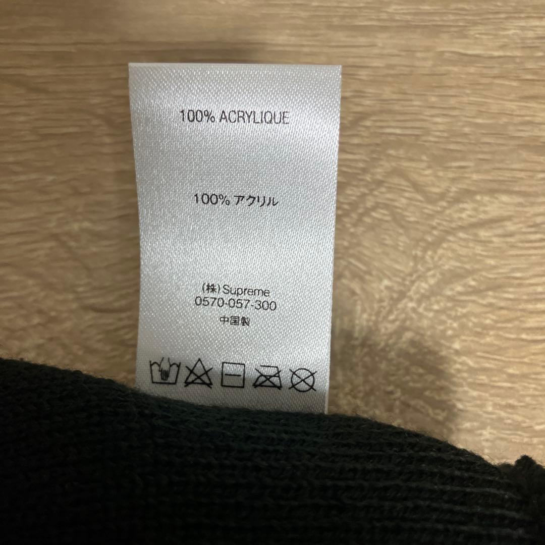 SUPREME ニット帽 黒