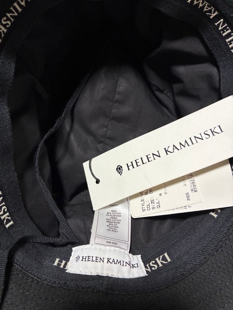 新品未使用　HELEN KAMINSKI ブラックハット M