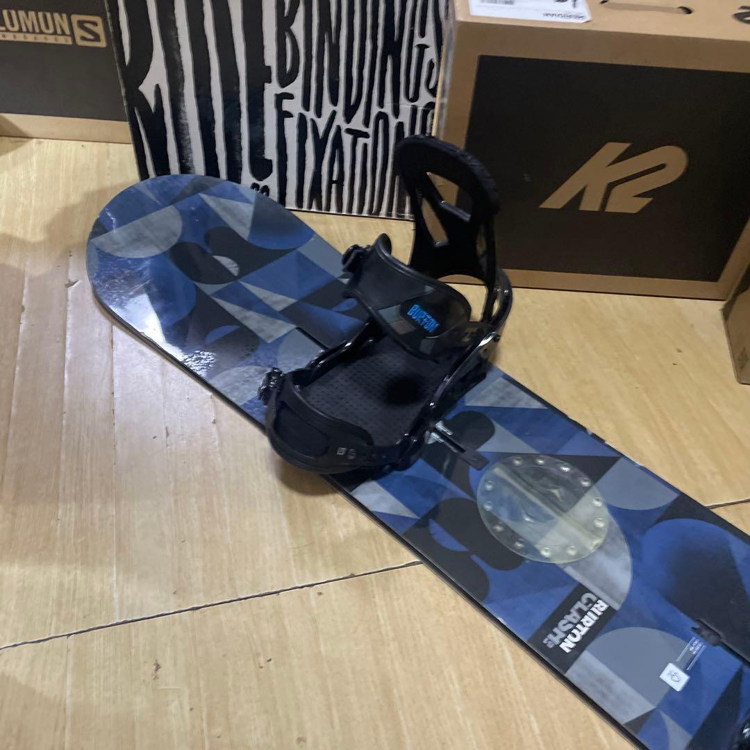 BURTON　フリースタイル　バートン　スノーボードセット　バインディング付