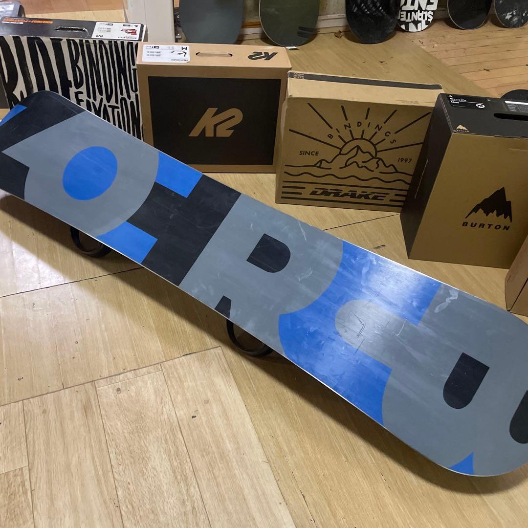 BURTON　フリースタイル　バートン　スノーボードセット　バインディング付