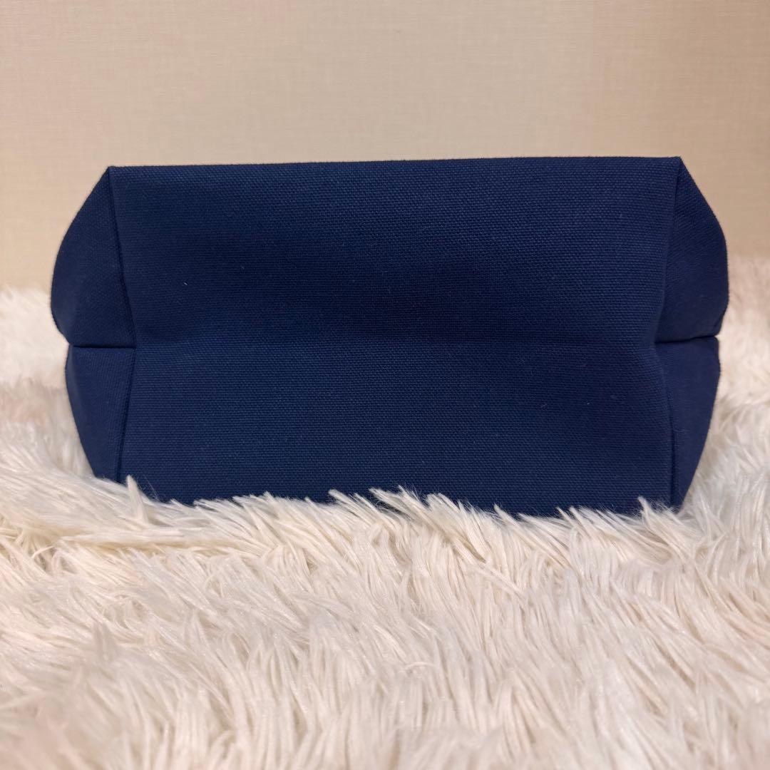 ラブラリーバイフェイラー　オールドテディワッペントートバッグ　ネイビー