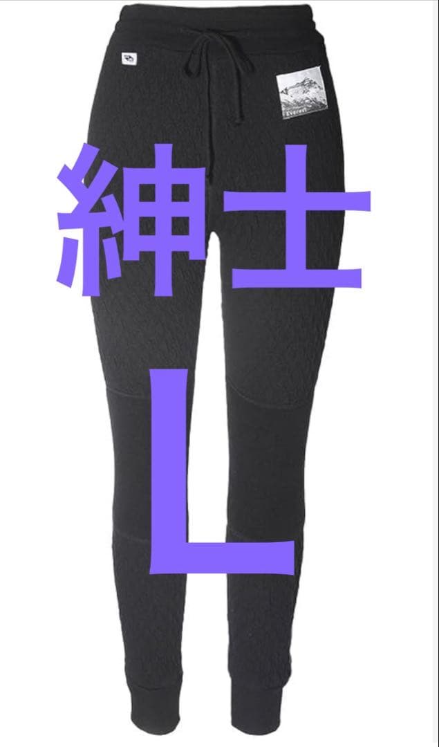 【新品未使用】ひだまり肌着 エベレストプロ 紳士タイツ ブラック サイズL