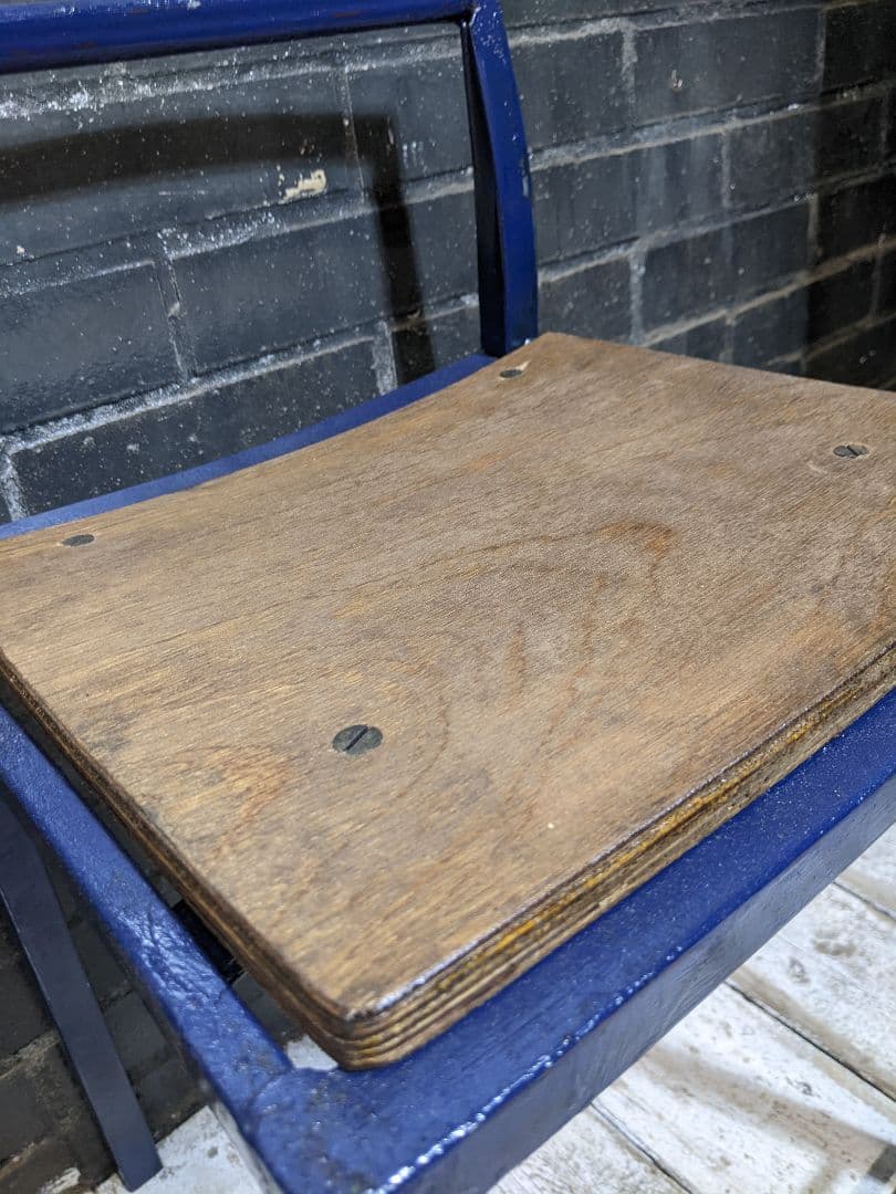 ネイビーアイアン スツール 2脚セット