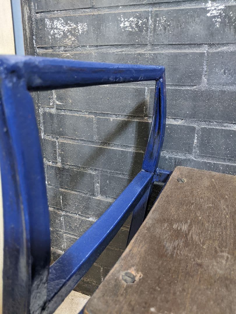 ネイビーアイアン スツール 2脚セット