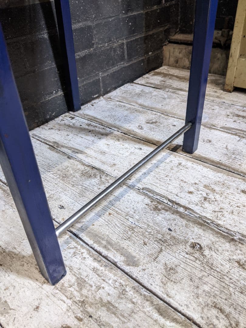 ネイビーアイアン スツール 2脚セット