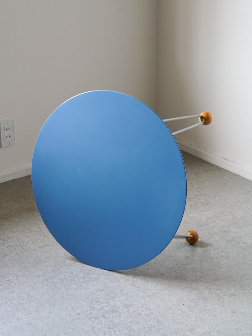 vintage 折りたたみ ラウンドテーブル ポストモダン レトロポップ