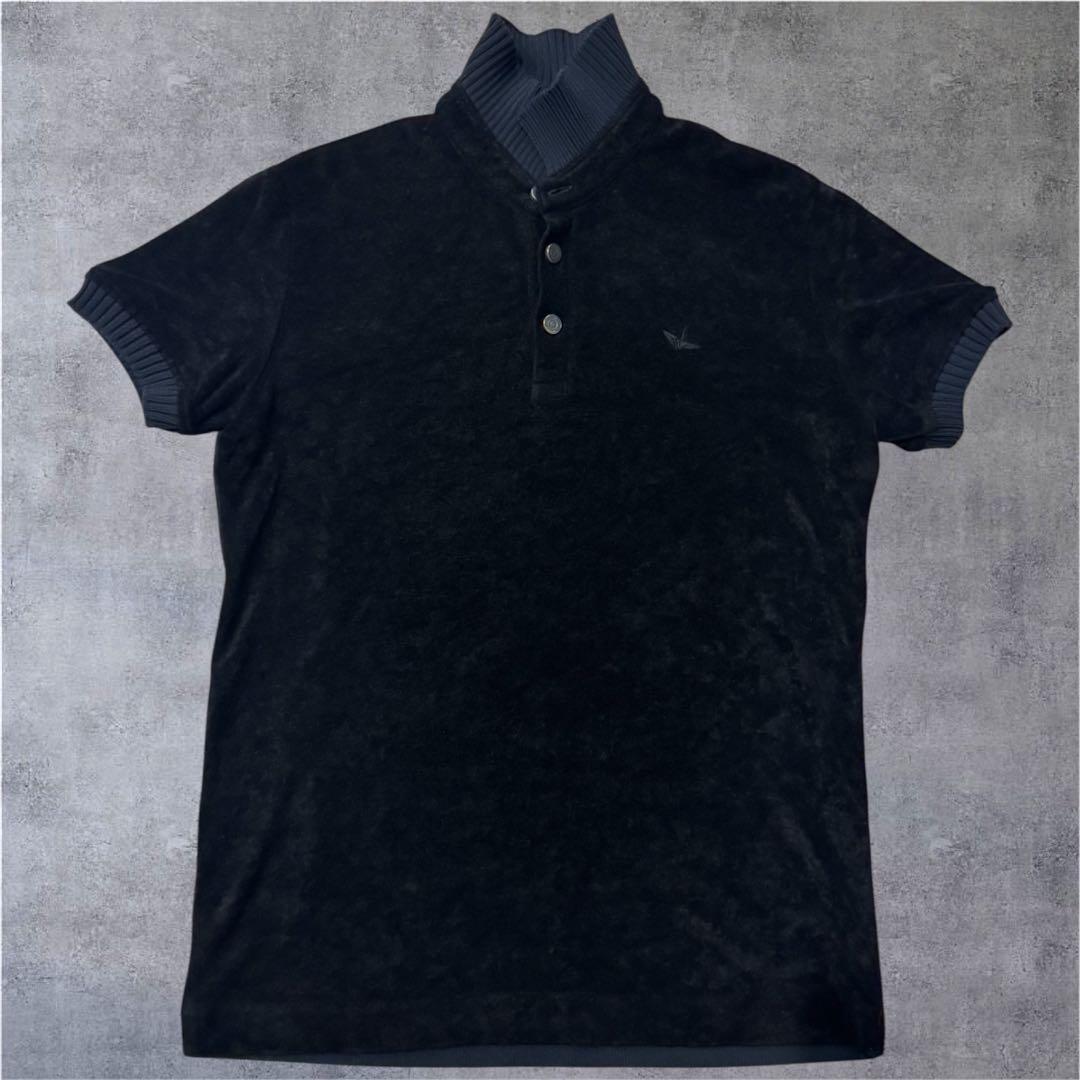 1piuluguale3 ベロア上下セットアップ V ブラック 黒 値下げ