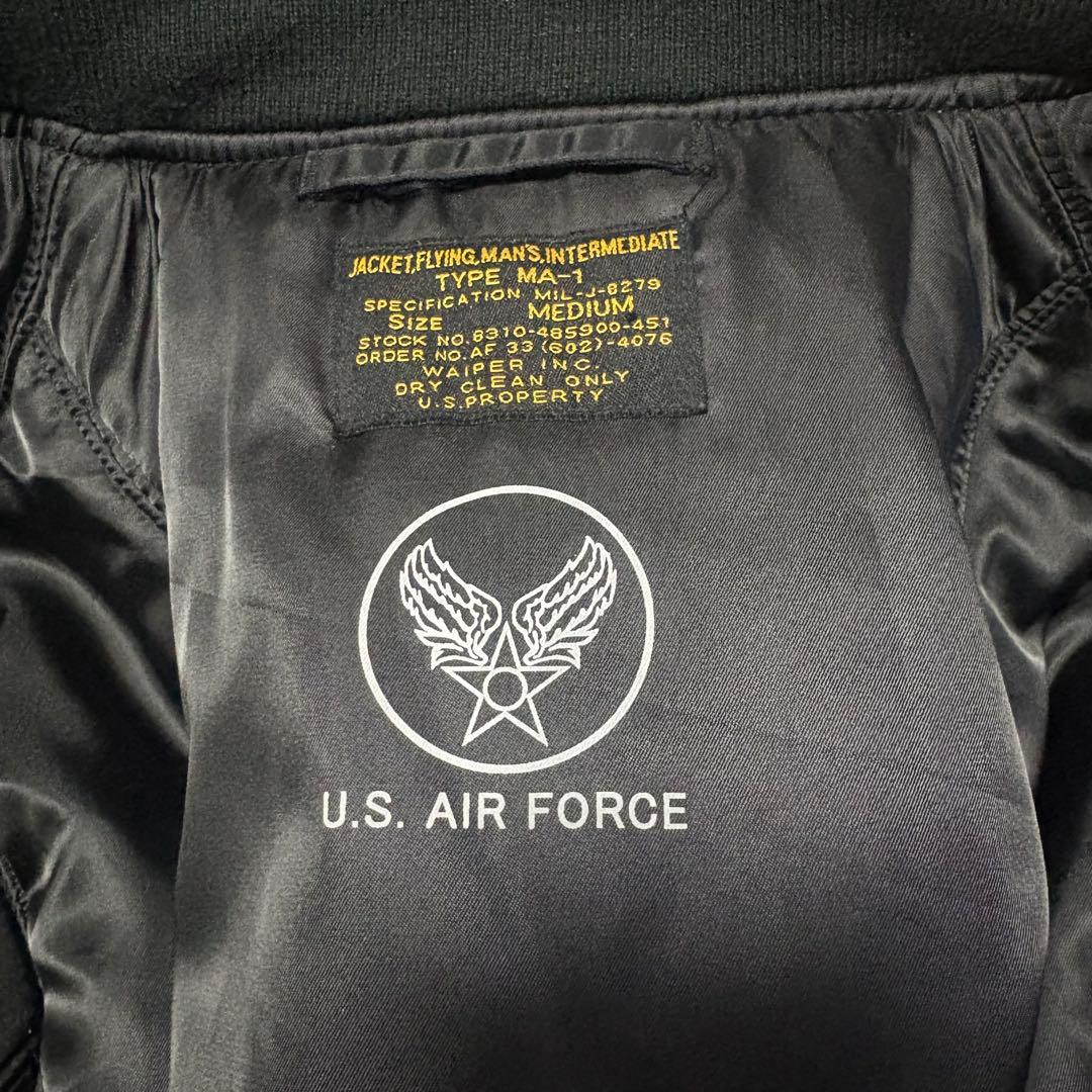 美品 WAIPER.inc 米軍 最初期型 MA-1フライトジャケットM