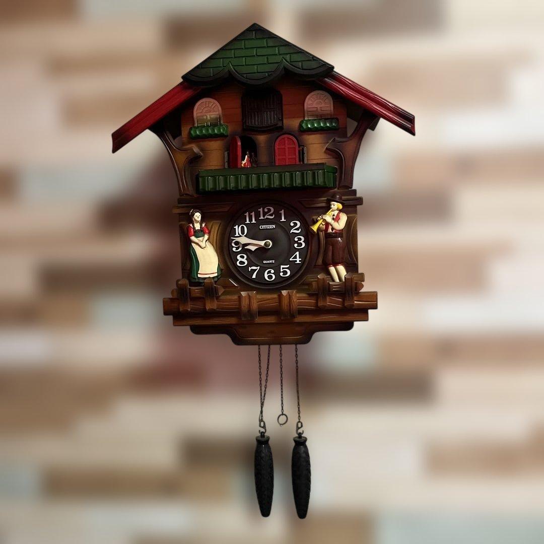 希少品　CITIZEN 4MJ663 鳩時計 掛け時計 花のワルツ