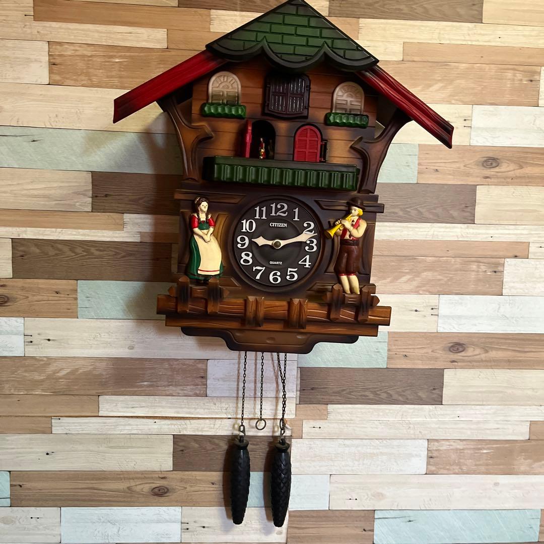 希少品　CITIZEN 4MJ663 鳩時計 掛け時計 花のワルツ