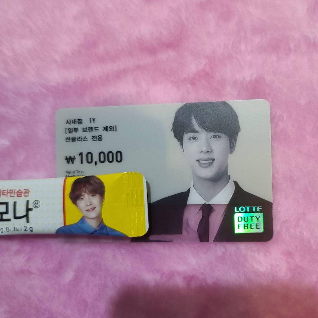 BTS  防弾少年団   ロッテ免税店  LOTTEカード トレカ   ジン