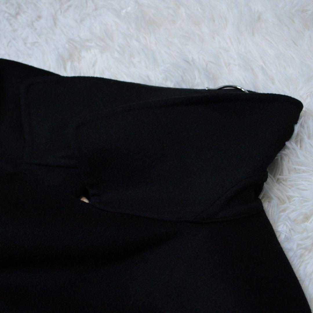 UNIQLO +J カシミヤブレンドラップロングコート ブラック ジルサンダー