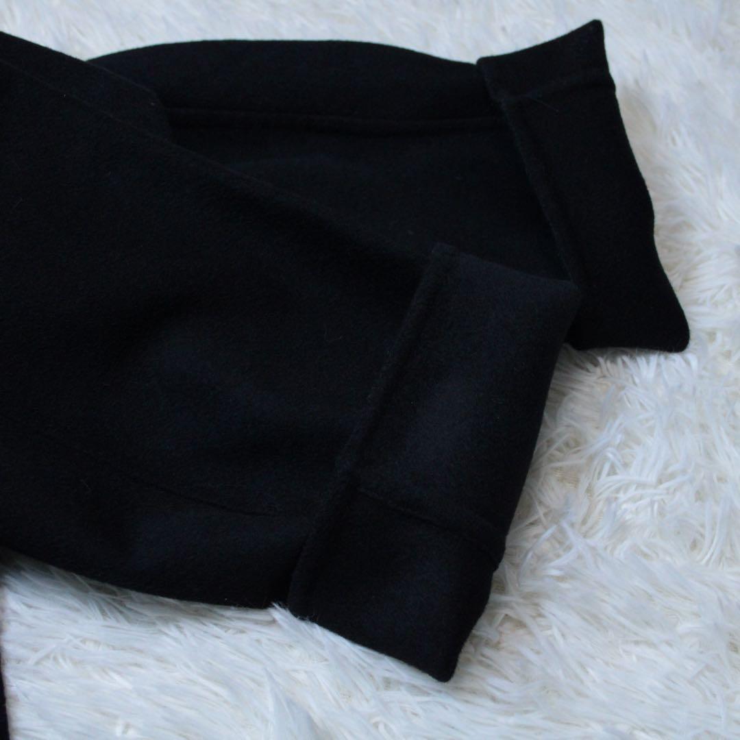 UNIQLO +J カシミヤブレンドラップロングコート ブラック ジルサンダー