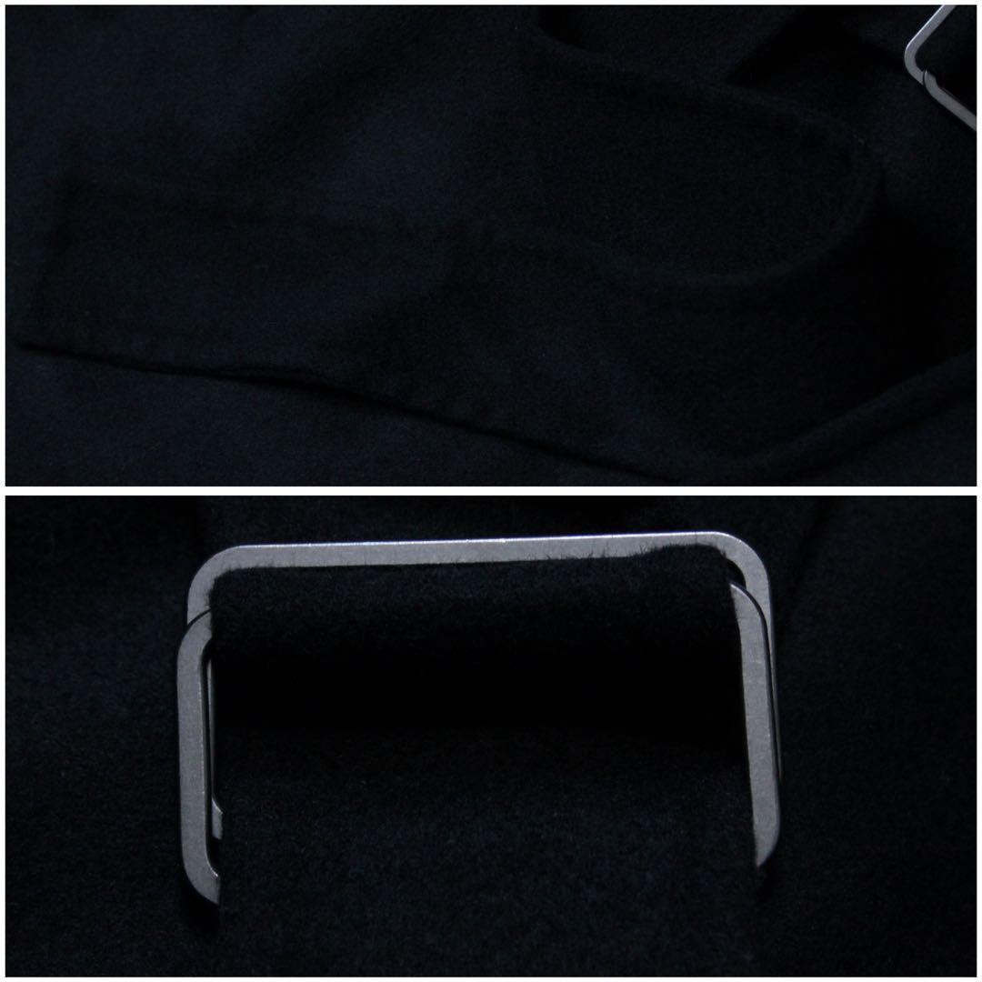 UNIQLO +J カシミヤブレンドラップロングコート ブラック ジルサンダー