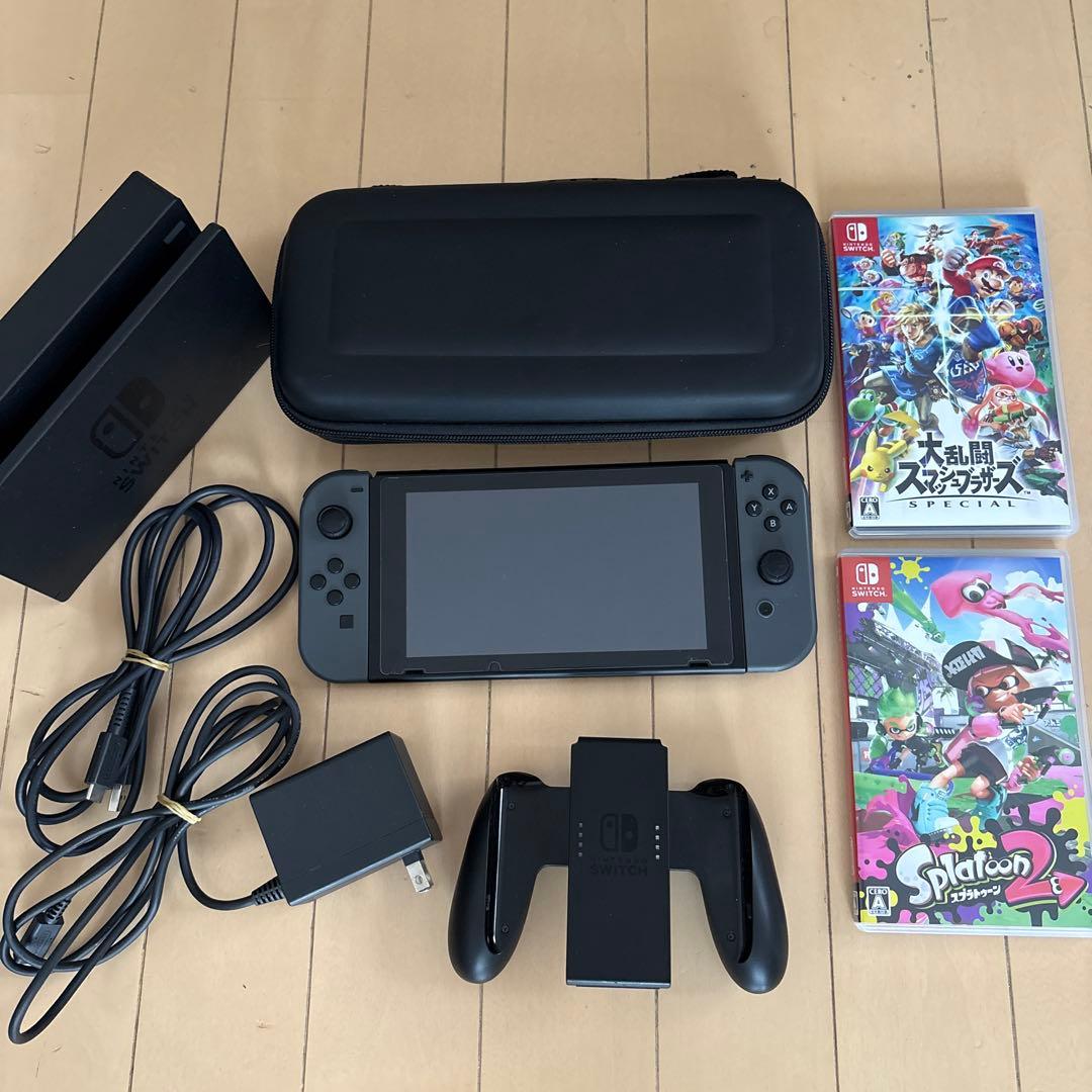Nintendo Switch 本体 ゲームソフト付き　SDカード付き