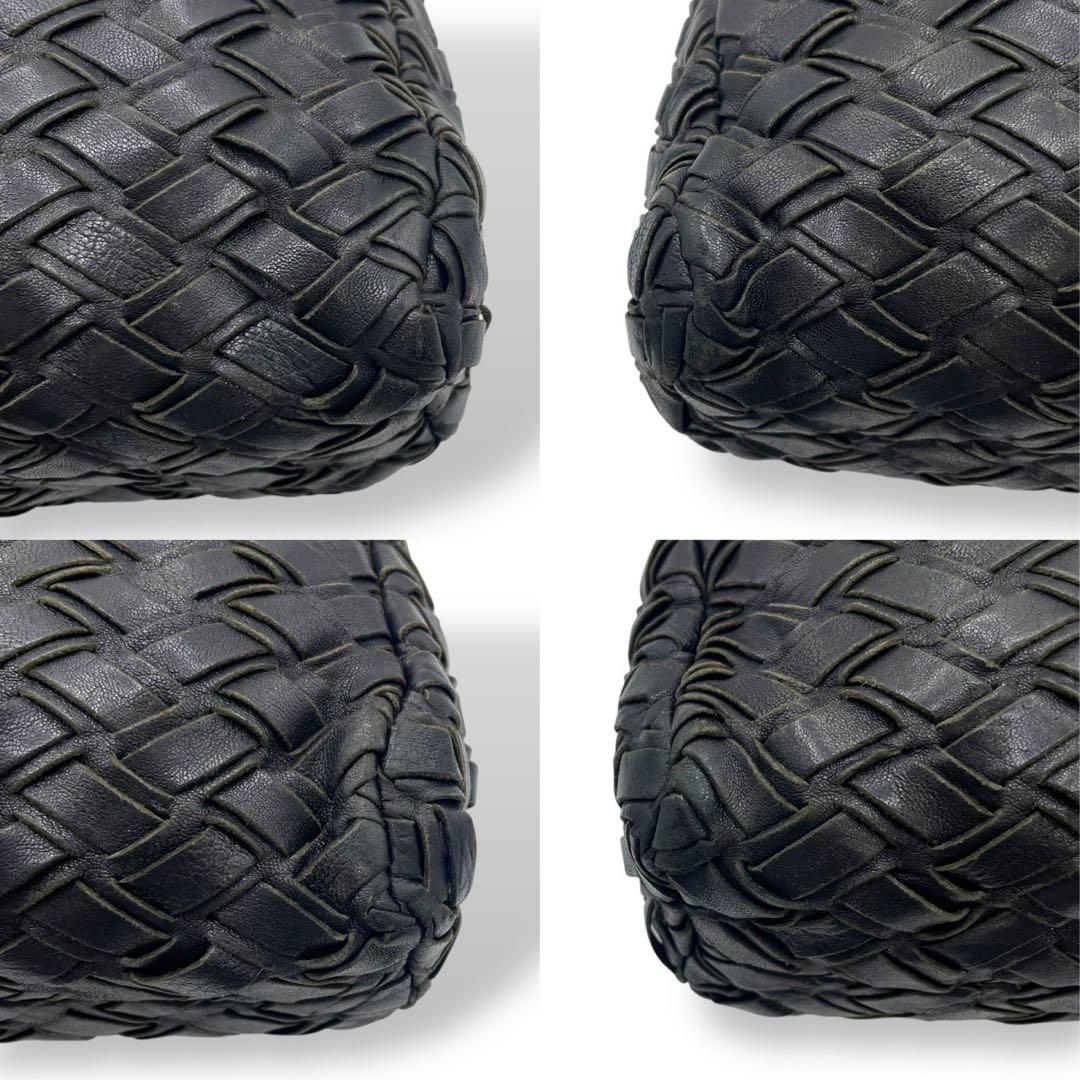 00s archive MIUMIU 希少　クラッチバッグ　イントレ　レザー　黒