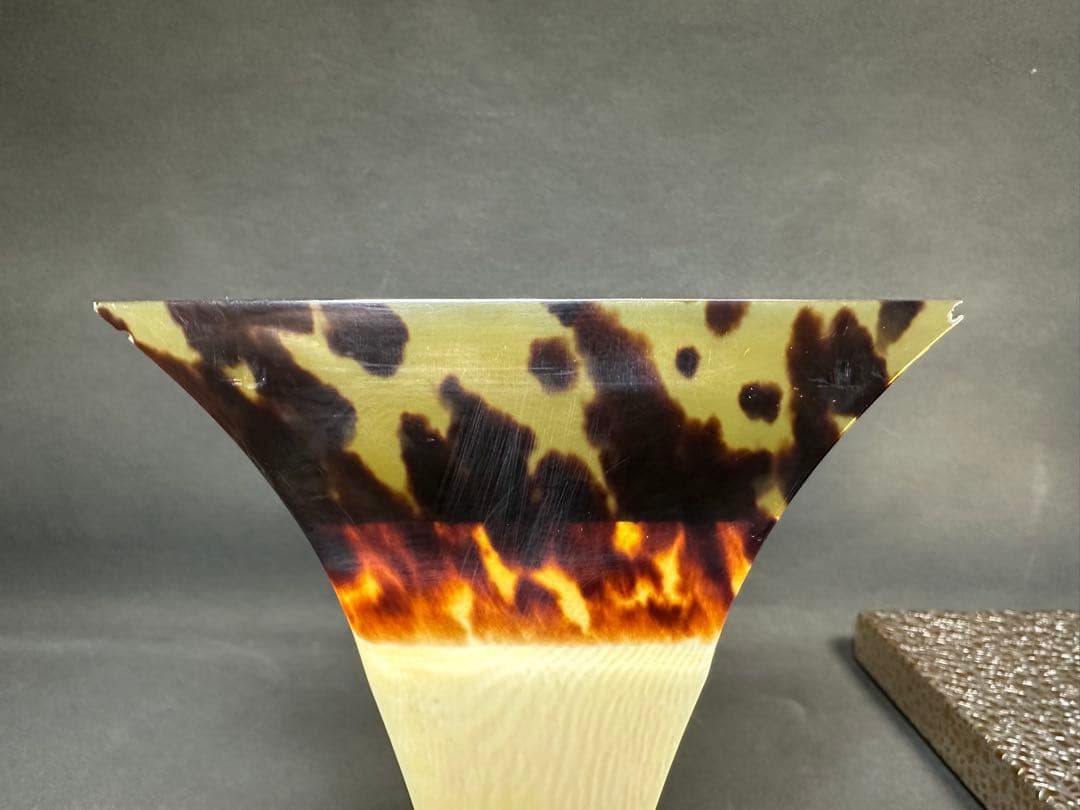 津軽三味線　鼈甲撥　撥　バチ　天然素材　和楽器　民謡　アンティーク　細密細工