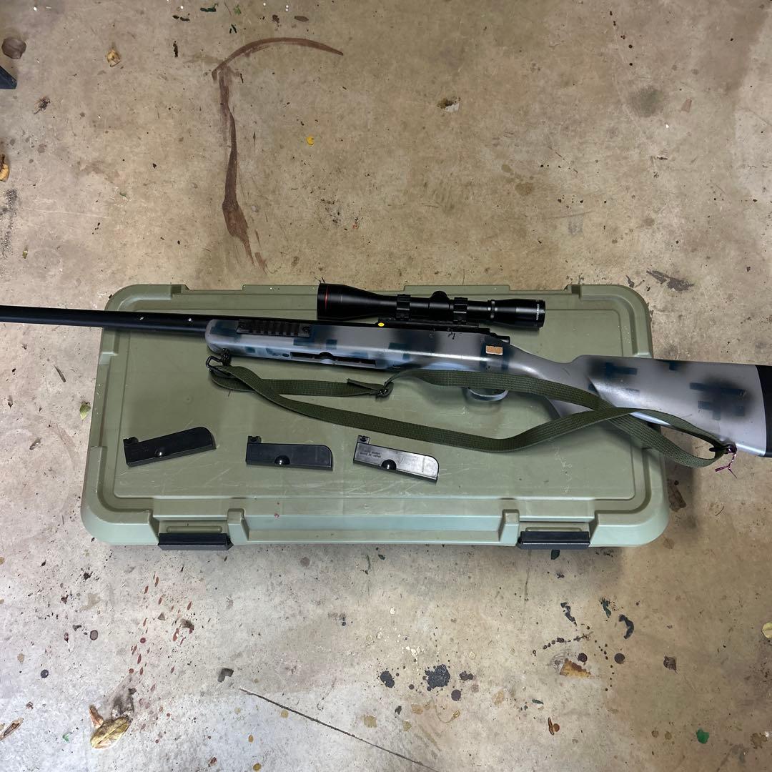 迷彩スナイパーライフル スコープ付き　VSR-10 ボルトアクションライフル