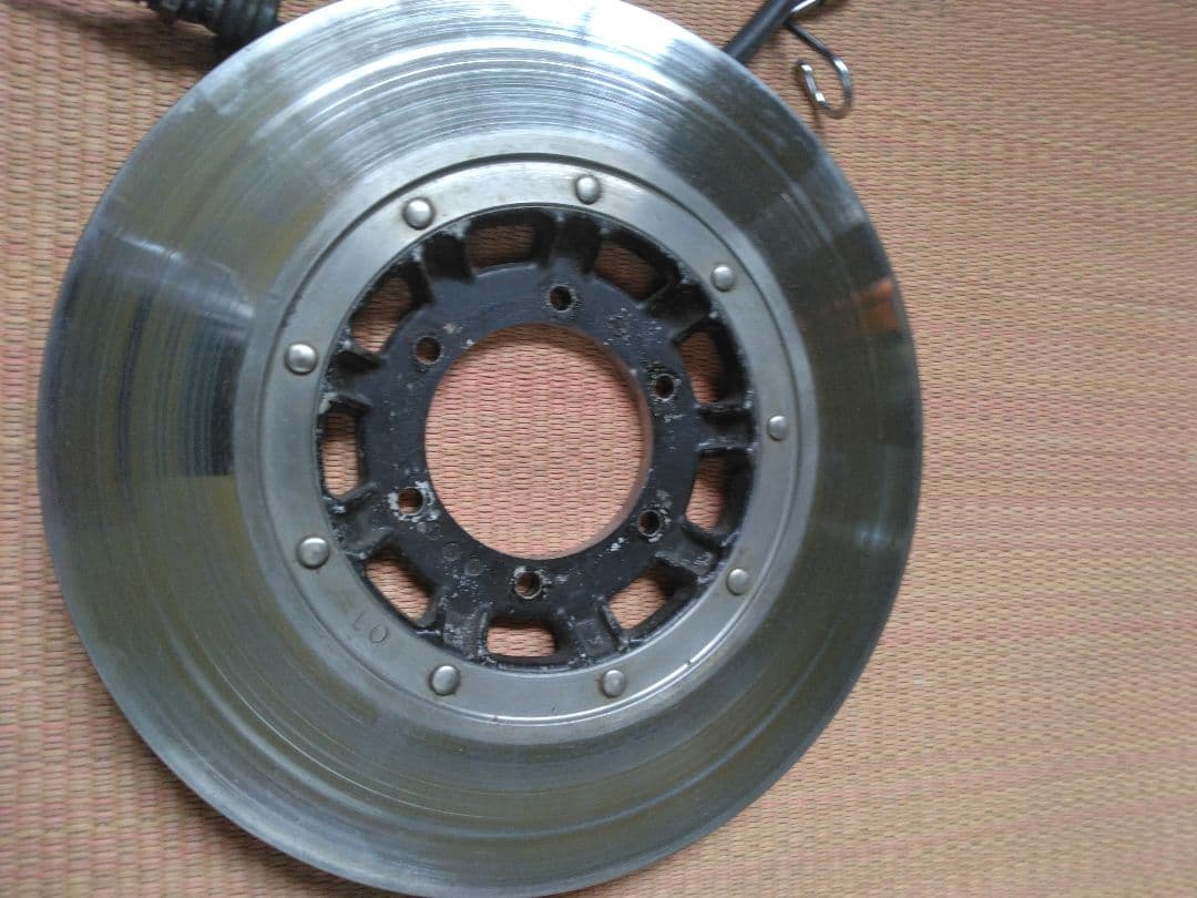 Z1Z2右側 純正ブレーキキャリパー、 ディスク