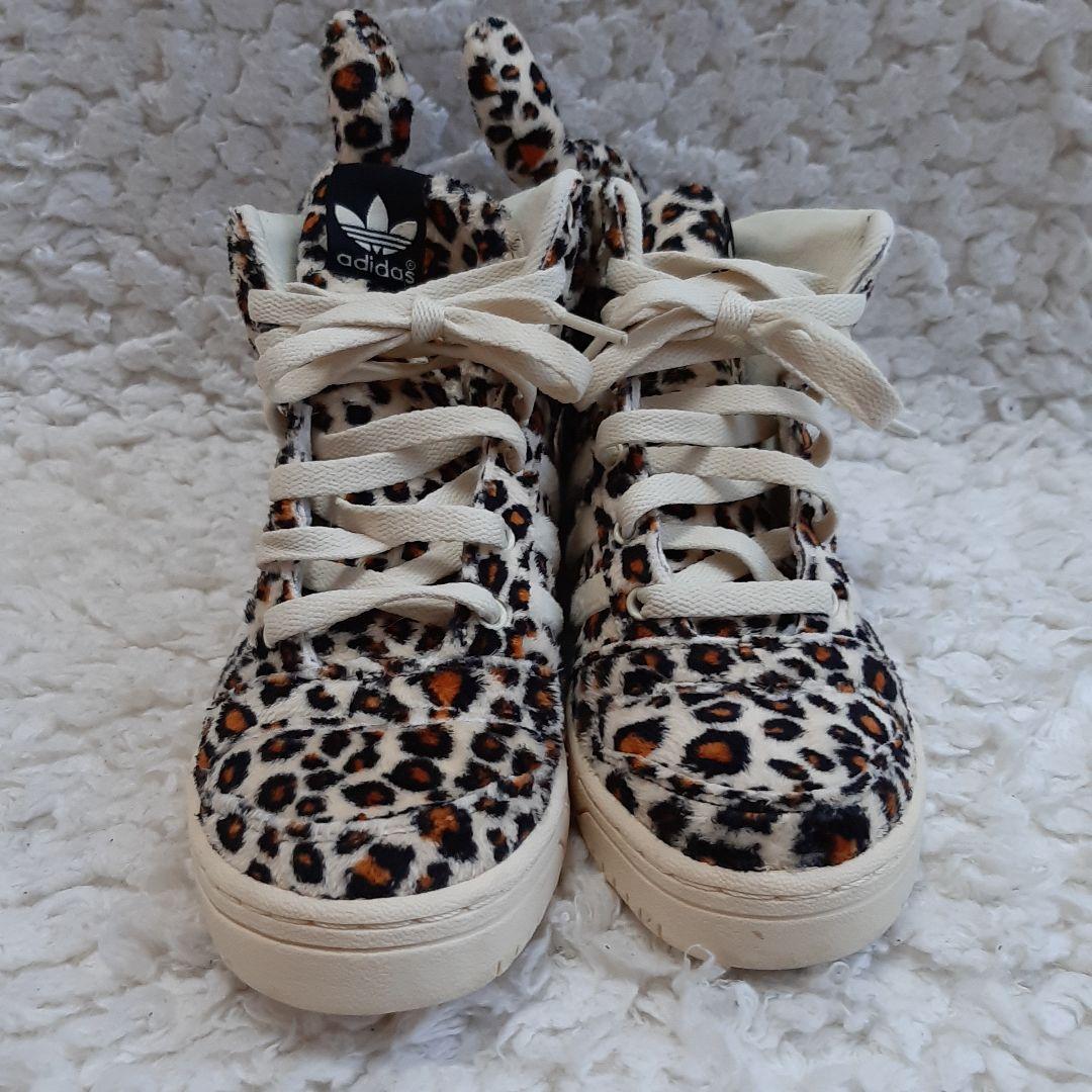 美品 adidas×jeremyscott 豹柄スニーカー 22.5 箱付き