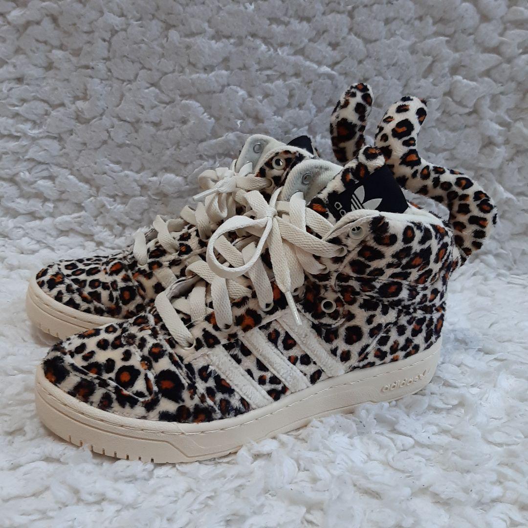 美品 adidas×jeremyscott 豹柄スニーカー 22.5 箱付き