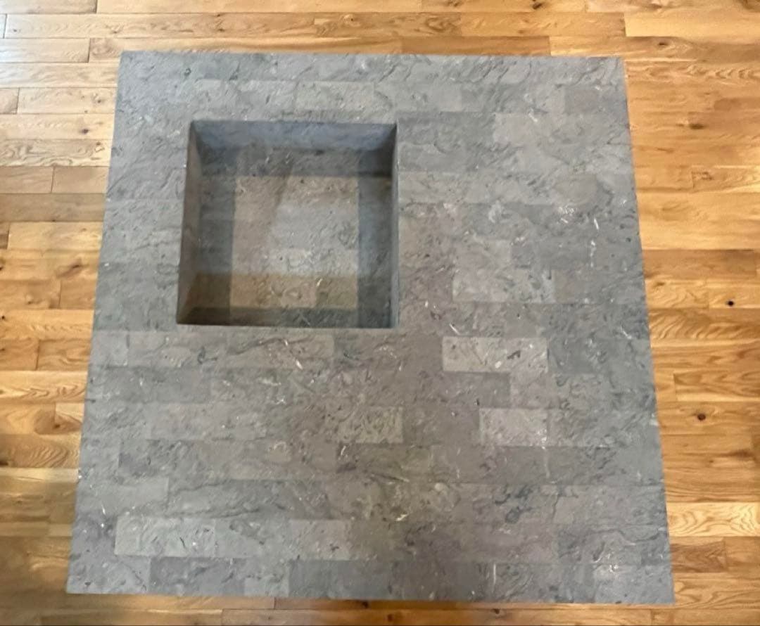 HUKLA ダイニングテーブル100 大理石 ストーン デスク コーヒー