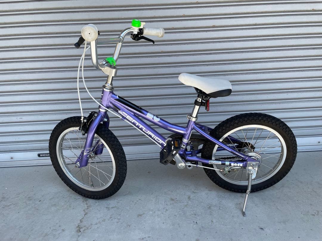 【静岡県西部引取り】独センチュリオン 16インチ キッズ自転車 パープル