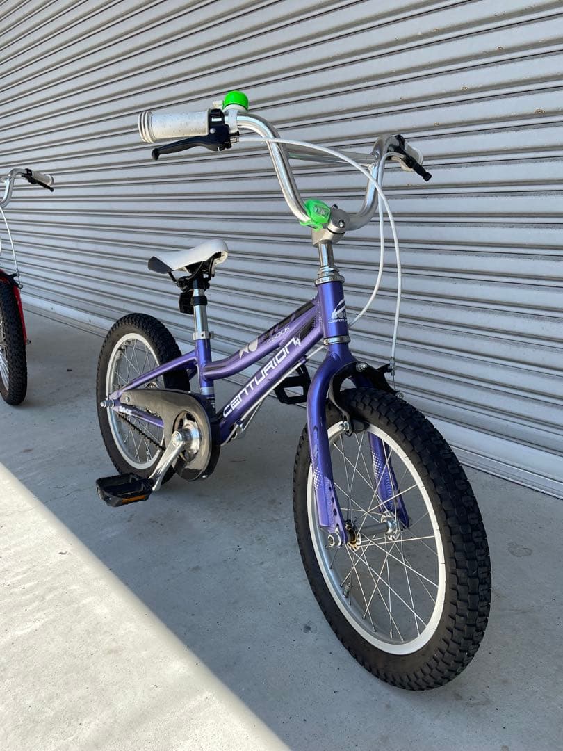 【静岡県西部引取り】独センチュリオン 16インチ キッズ自転車 パープル