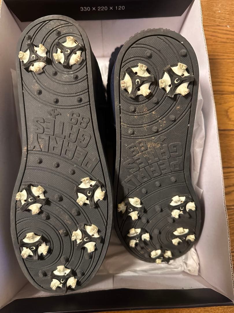 【一度のみ着用】パーリーゲイツ スパイクムートンブーツ24センチ