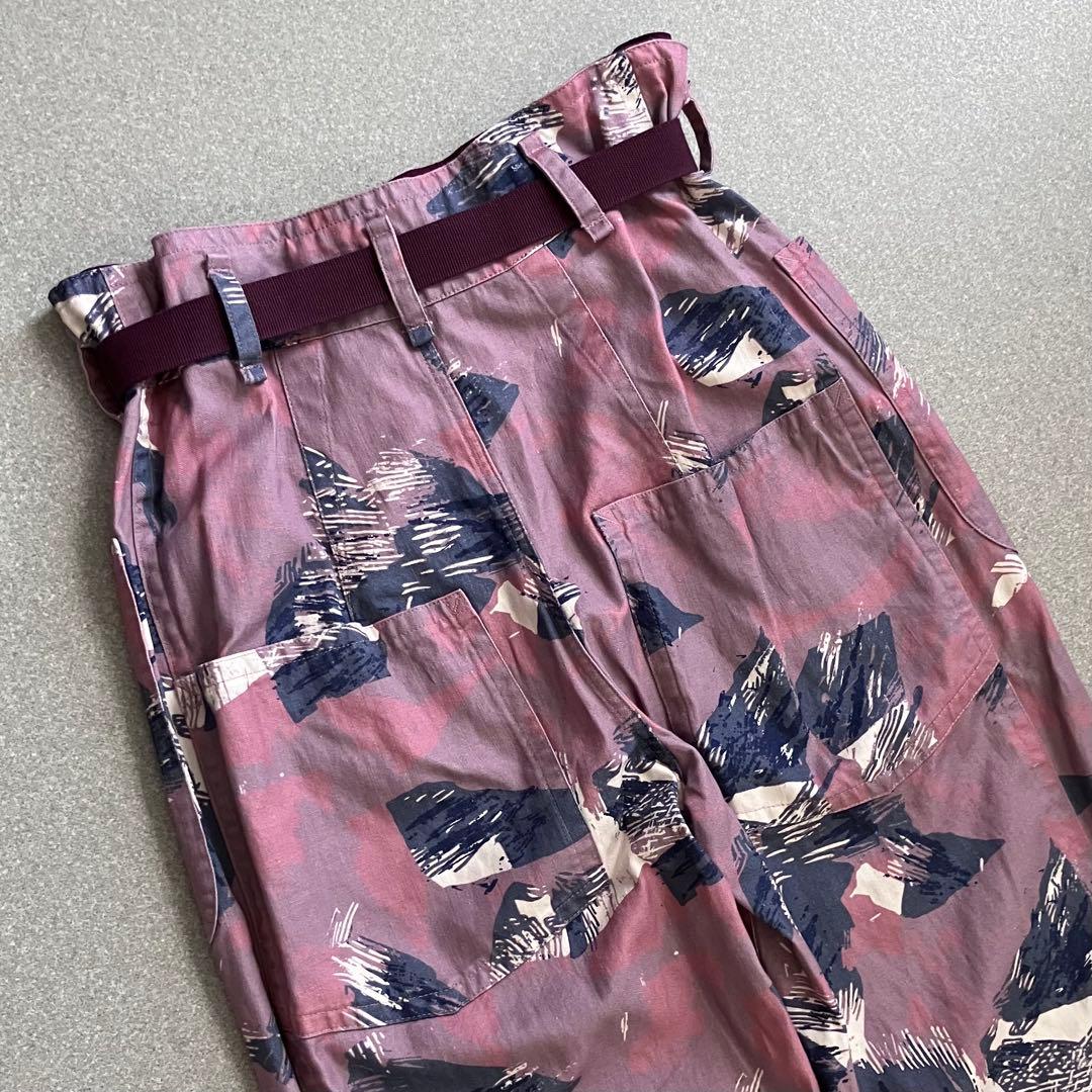 新品✨近年 イザベル マラン エトワール 花柄 パンツ RINNY ベルト付き