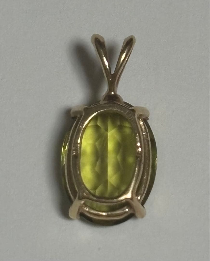 グリーン ペンダントチャーム　14K
