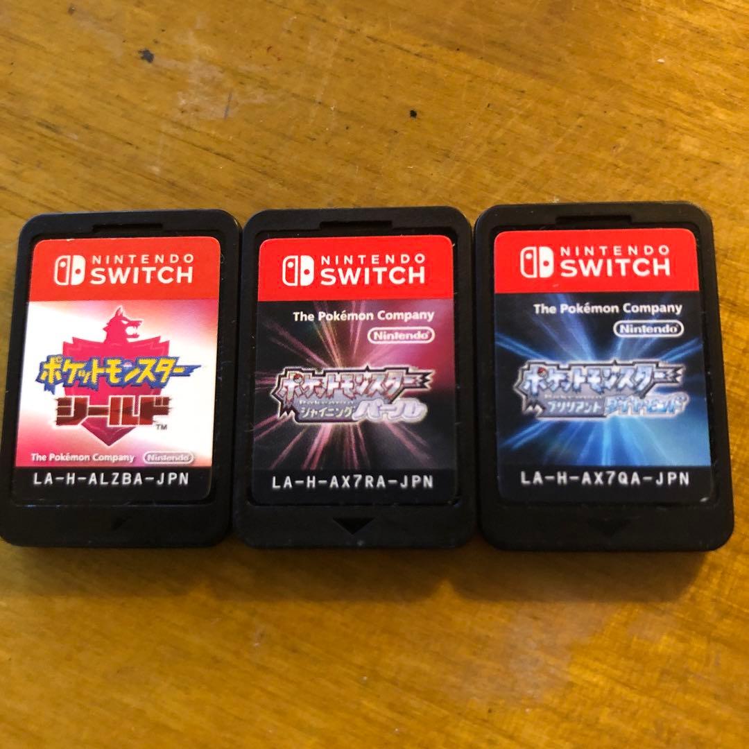 ポケモンソフト 3点　ソード・シールド・パール　Nintendo Switch