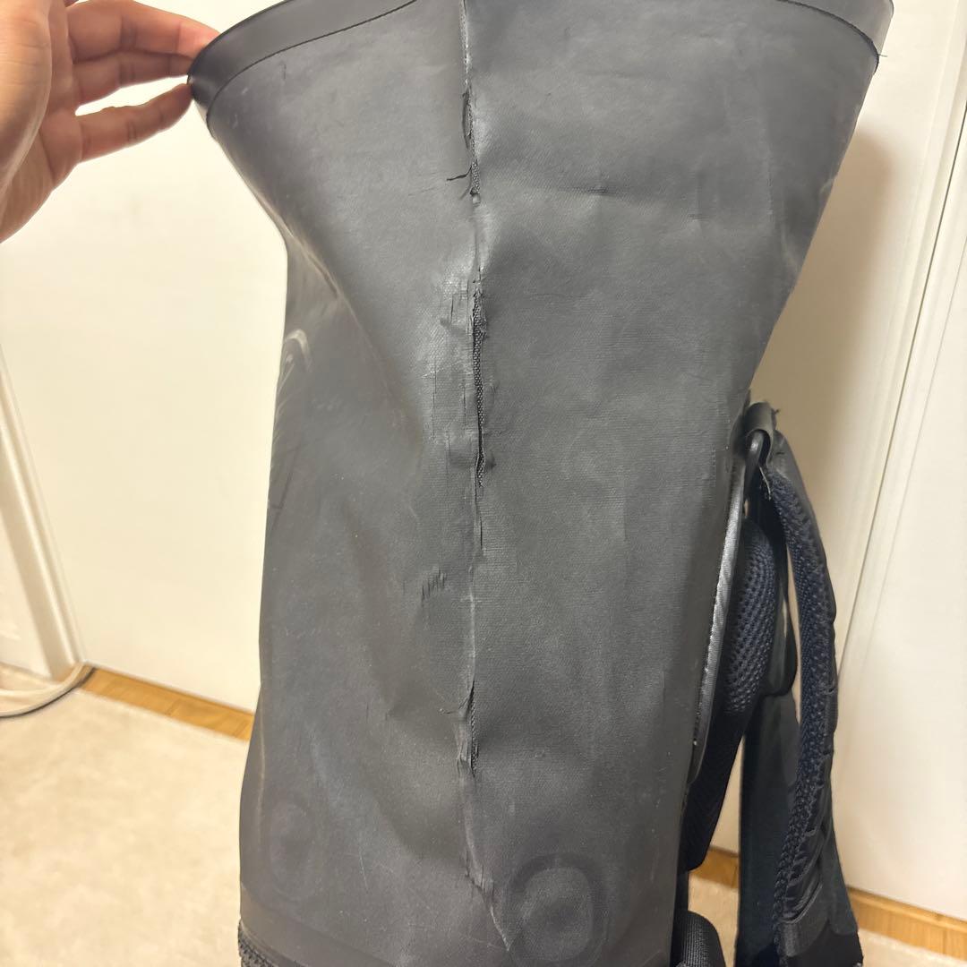 ストーンアイランド　リュック　ロールトップ　黒