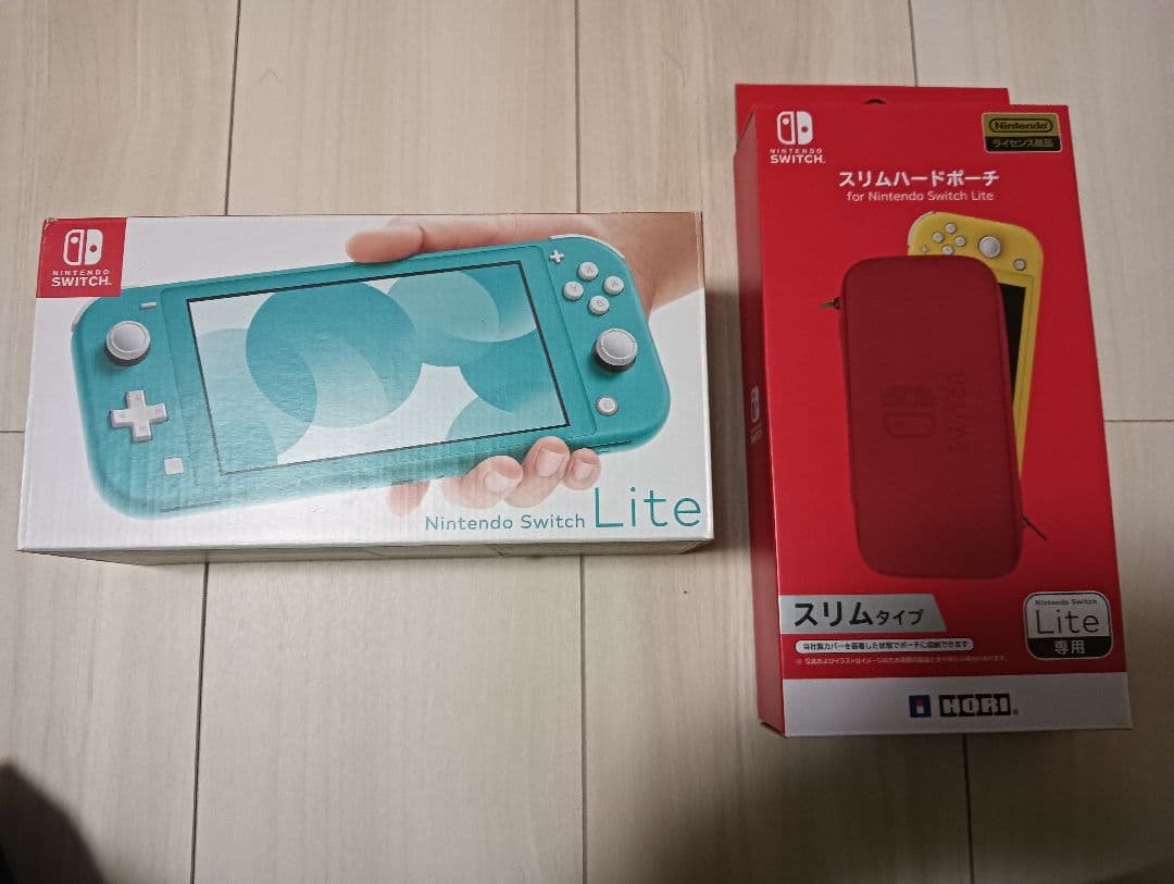 Nintendo Switch Lite ターコイズ 本体 ポーチ付き