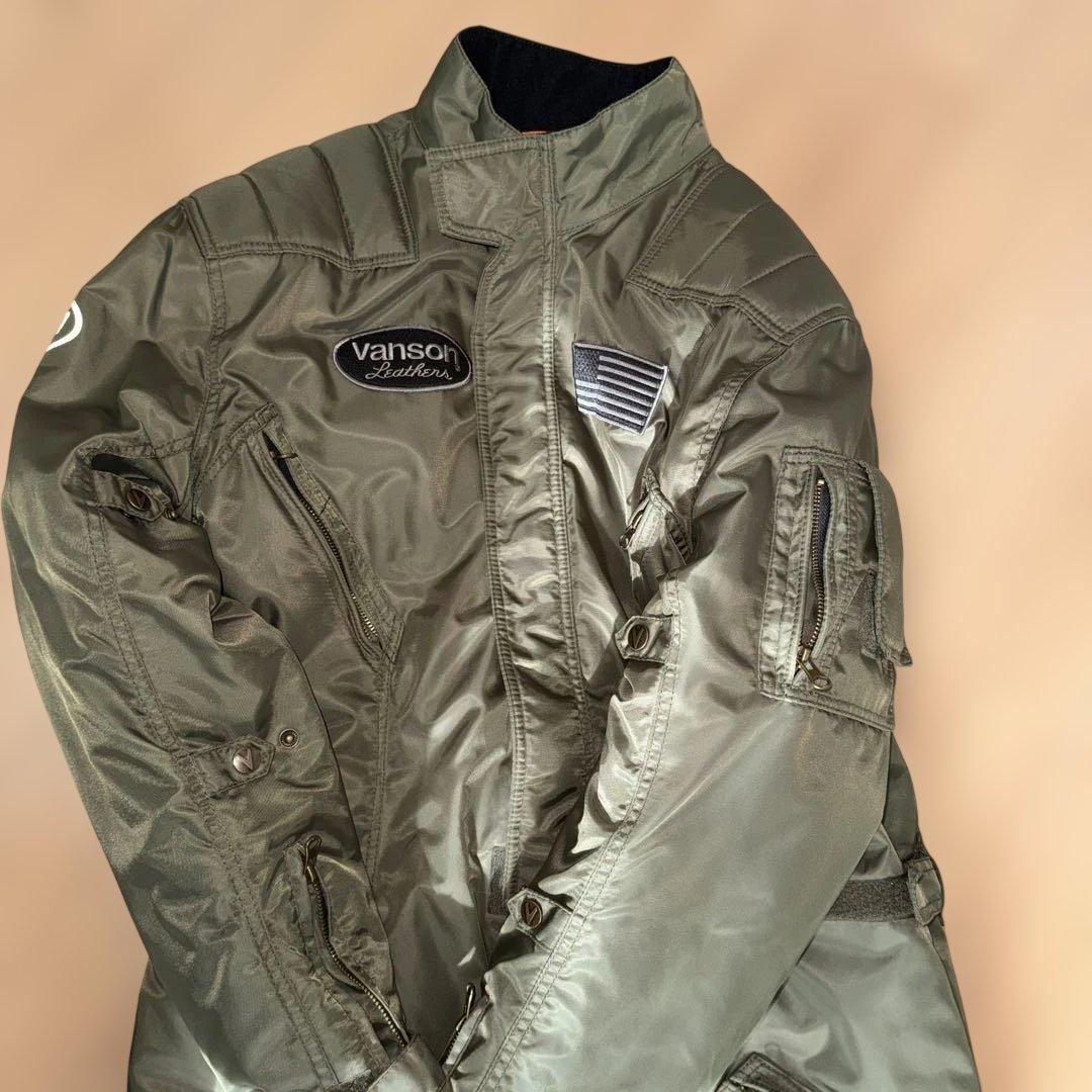 VANSON バンソン　バイク用　冬季向けツナギ　XLサイズ