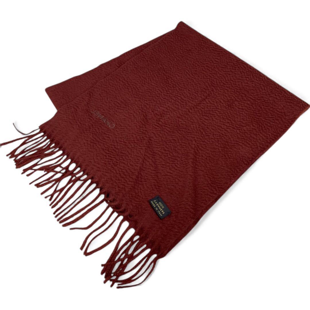 CHANEL マフラー　カシミヤ100% ブラウン系　シャネル