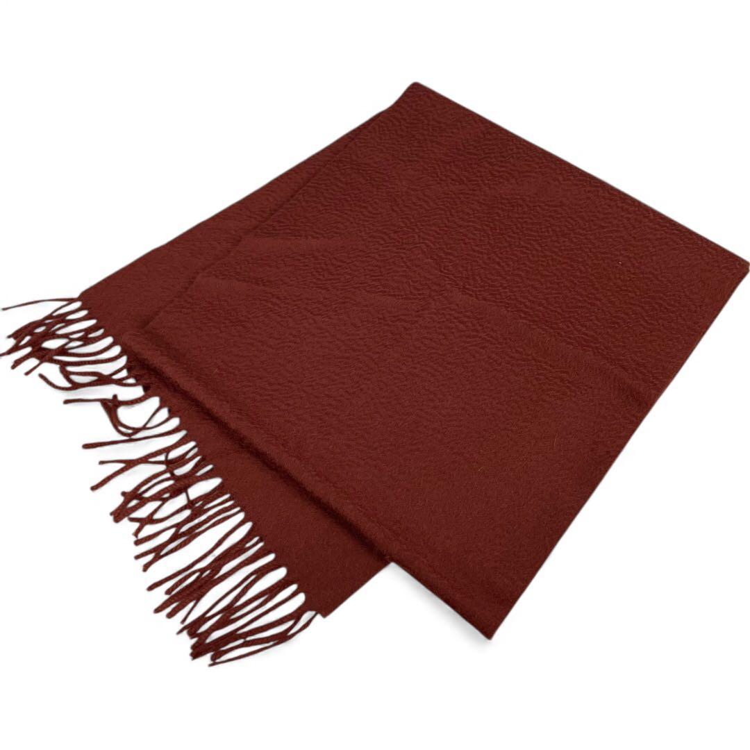 CHANEL マフラー　カシミヤ100% ブラウン系　シャネル