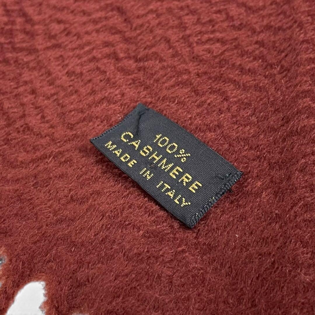 CHANEL マフラー　カシミヤ100% ブラウン系　シャネル