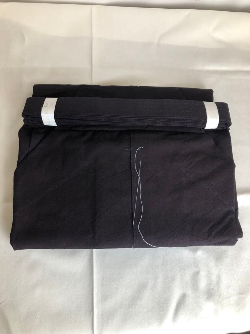 新品　剣道　WASH加工　正藍染　10000番　袴　27号