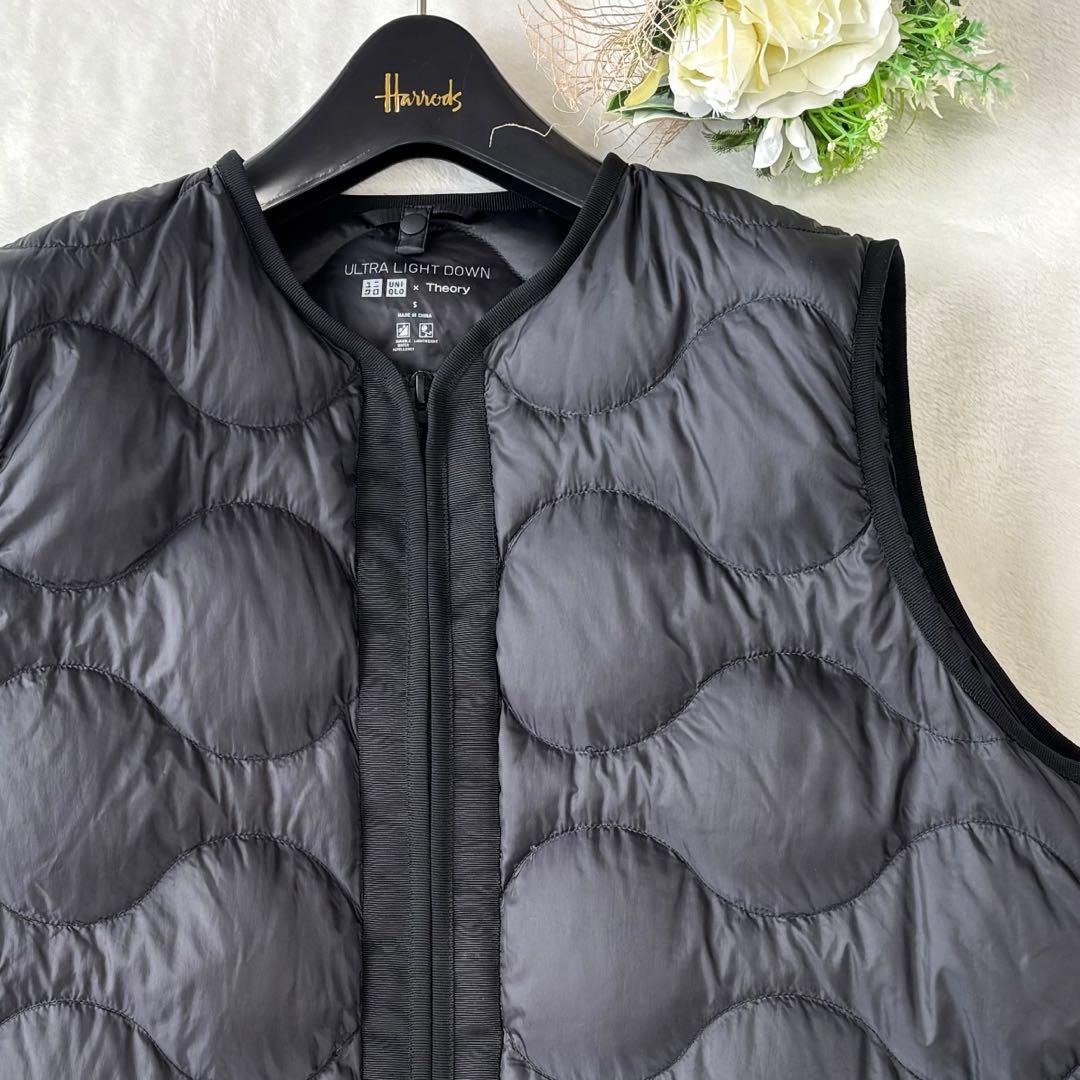 新品未使用　ユニクロ　セオリー　ウルトラライトダウン　ロングベスト　ジレ　撥水