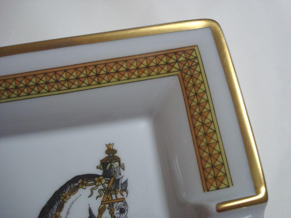 エルメス　HERMES　　灰皿　アッシュトレイ 　飾り馬