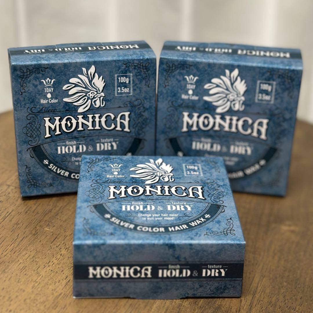 【新品未使用】ニューモニカ　シルバー ヘアワックス 100g 3個セット