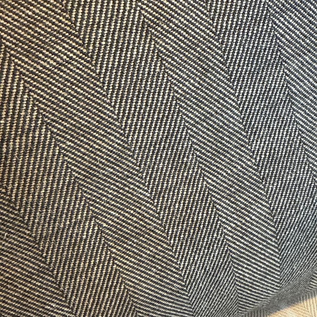 MasterWal ヘリンボーンクッション グレー 大きめ