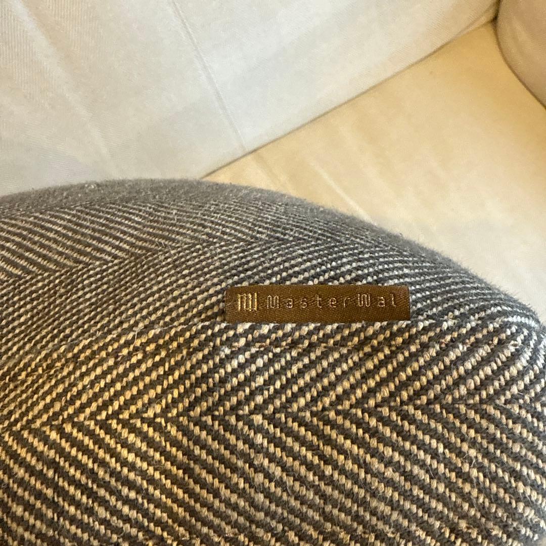 MasterWal ヘリンボーンクッション グレー 大きめ