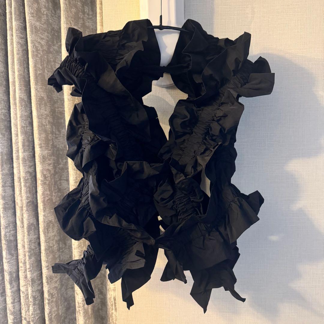 【試着のみ】STUDIOUS別注　HOUGA Kiki frill vest